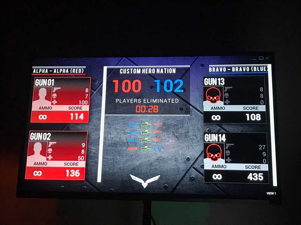 Laser Tag Scores